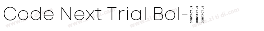 Code Next Trial Bol字体转换